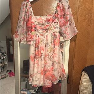 Abercrombie & Fitch Floral Chiffon Dress